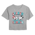 thumbnail image 1 of Disney - Splash Into Summer - Juniors Cropped Graphic T-Shirt, 1 of 4