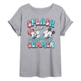 thumbnail image 1 of Disney - Splash Into Summer - Juniors Oversized Graphic T-Shirt, 1 of 4