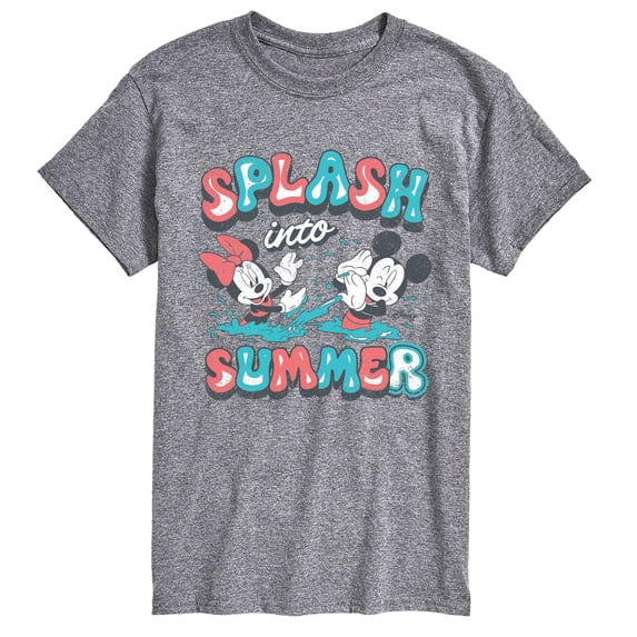 Disney - Splash Into Summer - Men's Short Sleeve Graphic T-Shirt