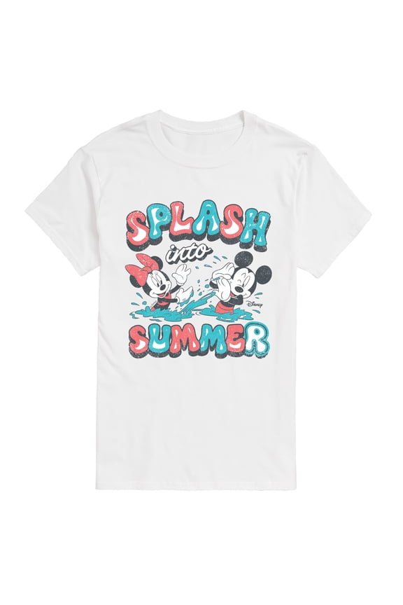 - Splash Into Summer - Men's Short Sleeve Graphic T-Shirt