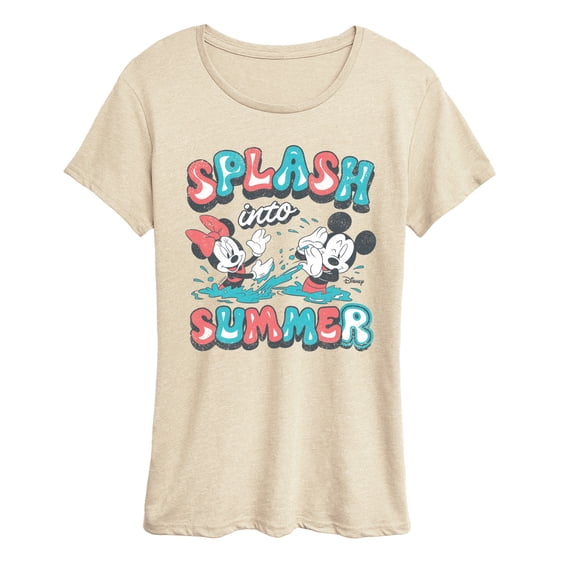 Disney - Splash Into Summer - Women's Short Sleeve Graphic T-Shirt