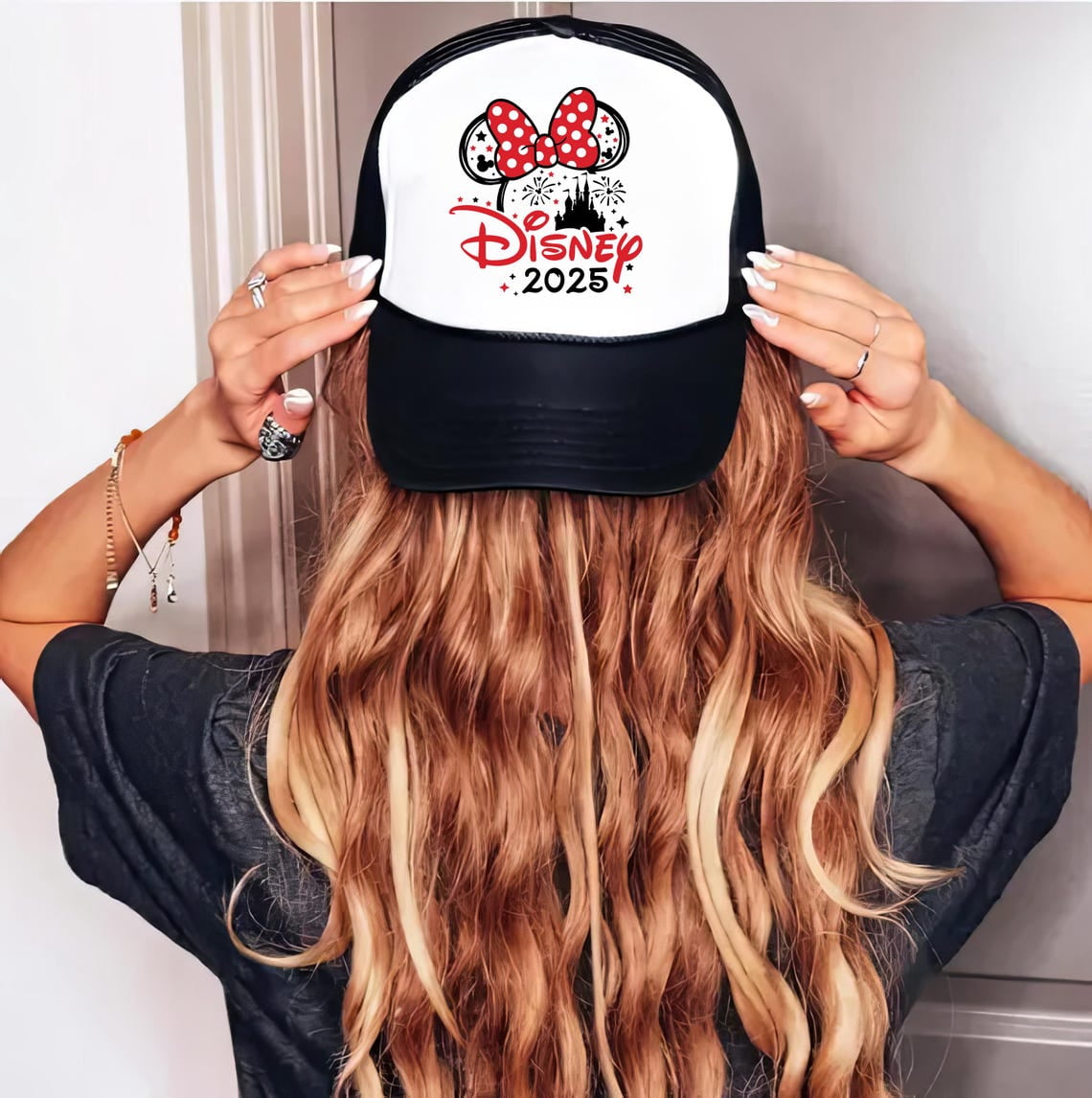 Trucker Hats Disney Family Hats Men's Disney Stitch Ohana Means