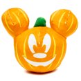 thumbnail image 1 of Disney Squeaky Plush Dog Toy for Large, Medium & Small Dogs, Halloween Mickey Mouse Pumpkin Face, 1 of 1