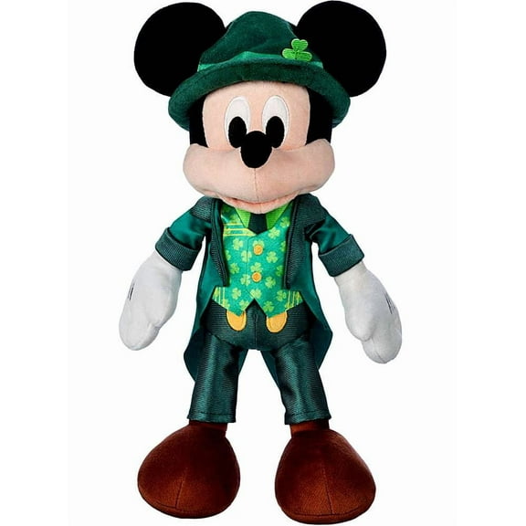 Disney St. Patrick's Day 2025 Mickey Mouse Plush