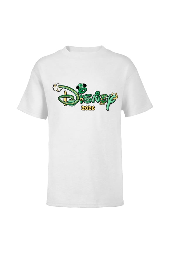St. Patrick's Day 2026 Matching Trip Vacation Logo - Short Sleeve T-Shirt for Kids - Customized-White