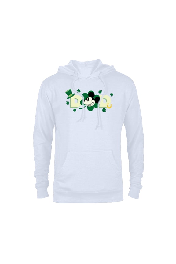St. Patrick's Day Dad Gift Lucky Matching Trip - Pullover Hoodie for Adults - Customized-White