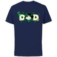 thumbnail image 1 of Disney St. Patrick's Day Dad Gift Lucky Matching Trip - Short Sleeve Cotton T-Shirt for Adults - Customized-Navy, 1 of 5