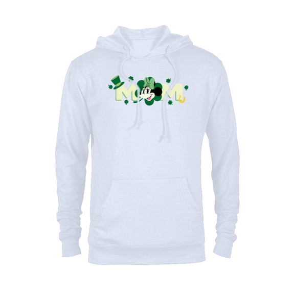 Disney St. Patrick's Day Mom Gift Lucky Matching Trip - Pullover Hoodie for Adults - Customized-White