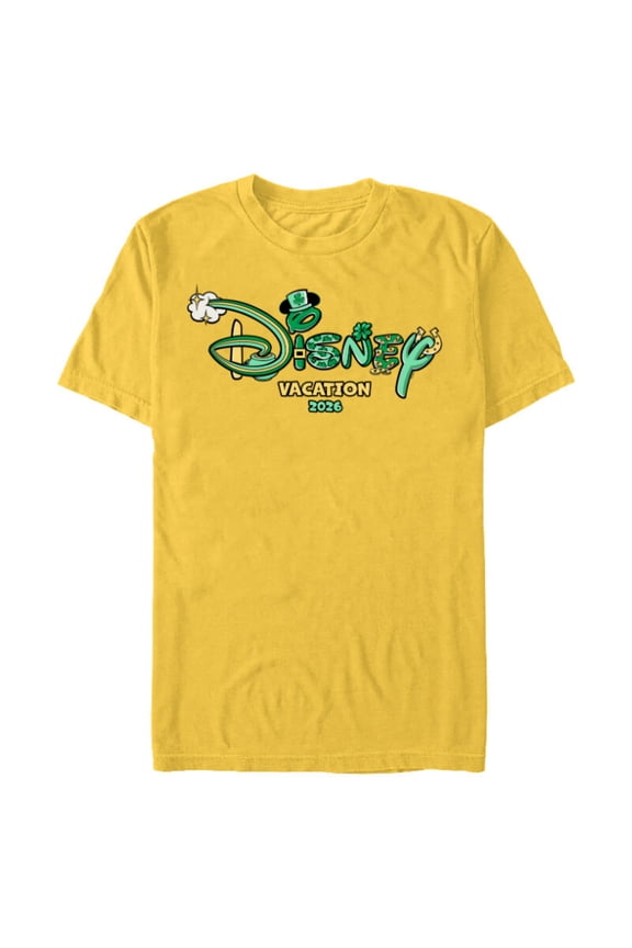 St. Patrick's Day Vacation 2026 Matching Trip Logo - Short Sleeve Blended T-Shirt for Adults - Customized-Yellow
