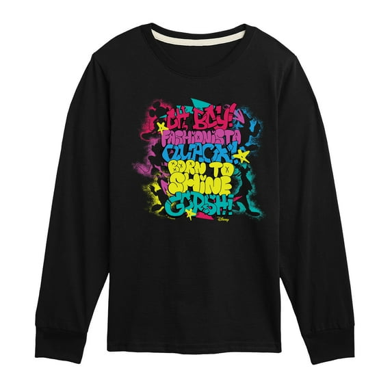 Disney - Stacked Editorial - Toddler & Youth Long Sleeve Graphic T-Shirt