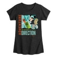 thumbnail image 1 of Disney Standard - Adventure In Every Direction - Toddler & Youth Girls Short Sleeve Graphic T-Shirt, 1 of 5