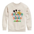 thumbnail image 1 of Disney Standard - Adventure Is Waiting With Tent - Toddler & Youth Crewneck Fleece Sweatshirt, 1 of 5