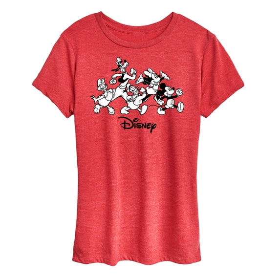Disney - Standard Character Group - Women's Short Sleeve Graphic T-Shirt