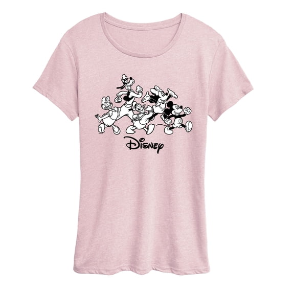 Disney - Standard Character Group - Women's Short Sleeve Graphic T-Shirt