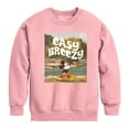 thumbnail image 1 of Disney - Easy Breezy - Toddler & Youth Crewneck Fleece Sweatshirt, 1 of 4
