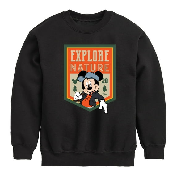 Disney - Explore Nature - Toddler & Youth Crewneck Fleece Sweatshirt