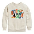 thumbnail image 1 of Disney - Explore - Toddler & Youth Crewneck Fleece Sweatshirt, 1 of 5