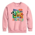 thumbnail image 1 of Disney Standard - Its Fun To Explore - Toddler & Youth Crewneck Fleece Sweatshirt, 1 of 4