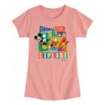 thumbnail image 1 of Disney Standard - Its Fun To Explore - Toddler & Youth Girls Short Sleeve Graphic T-Shirt, 1 of 5