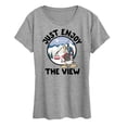 thumbnail image 1 of Disney - Just Enjoy The View - Women's Short Sleeve Graphic T-Shirt, 1 of 5