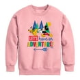 thumbnail image 1 of Disney Standard - Lets Have An Adventure - Toddler & Youth Crewneck Fleece Sweatshirt, 1 of 4