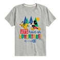 thumbnail image 1 of Disney Standard - Lets Have An Adventure - Toddler & Youth Short Sleeve Graphic T-Shirt, 1 of 5