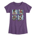 thumbnail image 1 of Disney Standard - Mickey And Donald Alpine Grid - Toddler & Youth Girls Short Sleeve Graphic T-Shirt, 1 of 5