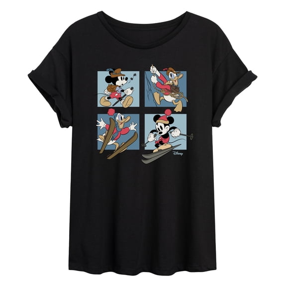 Disney - Mickey And Donald Alpine - Women's Oversized T-Shirt