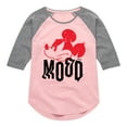 thumbnail image 1 of Disney - Mickey & Friends - Angry Mickey - Mood - Toddler And Youth Girls Raglan Graphic T-Shirt, 1 of 4