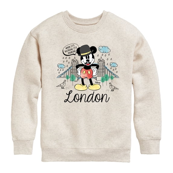 Disney - Mickey & Friends Graphic Long Sleeve Fleece Sweatshirt