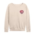 thumbnail image 1 of Disney Standard - Mickey & Friends - Minnie Mouse - Pretty Smiles - Women's Lightweight French Terry Pullover, 1 of 5