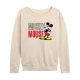 thumbnail image 1 of Disney - Mickey & Friends - Original Mickey - Women's Lightweight French Terry Long Sleeve Shirt, 1 of 5