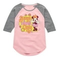 thumbnail image 1 of Disney - Mickey & Friends - Sunny Vibes Only - Toddler And Youth Girls Raglan Graphic T-Shirt, 1 of 4