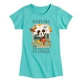 thumbnail image 1 of Disney Standard - Nature The Antidote To Stress - Toddler & Youth Girls Short Sleeve Graphic T-Shirt, 1 of 5