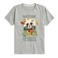 thumbnail image 1 of Disney - Nature The Antidote To Stress - Toddler & Youth Short Sleeve Graphic T-Shirt, 1 of 5