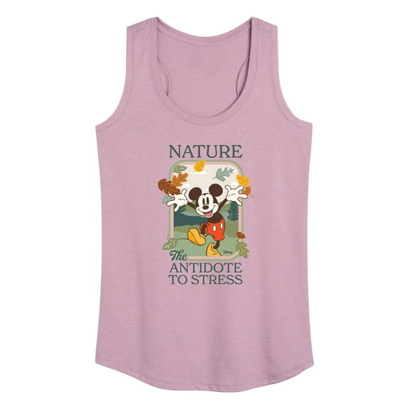 Disney Standard - Nature The Antidote To Stress - Women's Racerback Tank Top