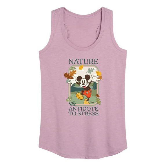 Disney Standard - Nature The Antidote To Stress - Women's Racerback Tank Top