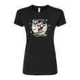 thumbnail image 1 of Disney Standard - Ski With Me - Juniors Fitted Graphic T-Shirt, 1 of 5
