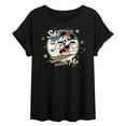thumbnail image 1 of Disney Standard - Ski With Me - Juniors Ideal Flowy Muscle T-Shirt, 1 of 5
