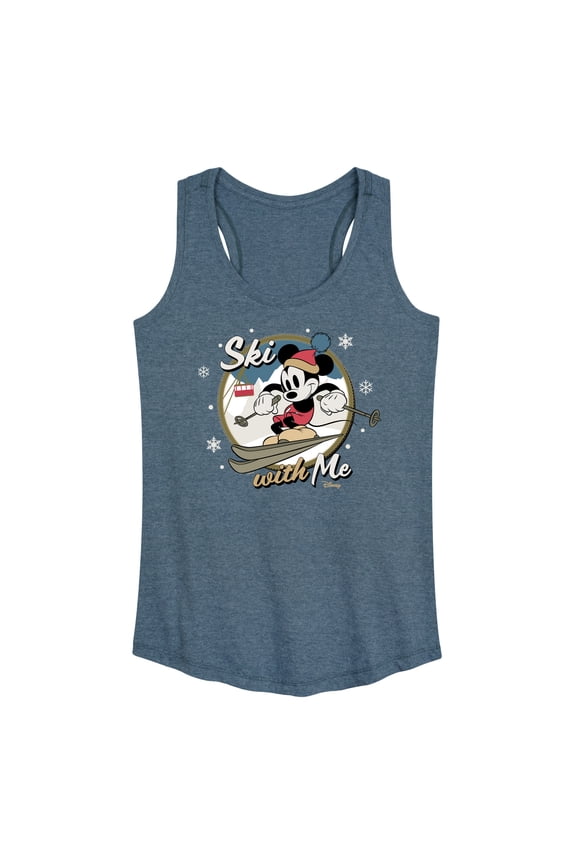 Standard - Ski With Me - Women's Racerback Tank Top