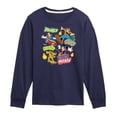 thumbnail image 1 of Disney - Standard Sports - Donald, Goofy, Pluto, Mickey S8KR Crew - Youth Long Sleeve Graphic T-Shirt, 1 of 5