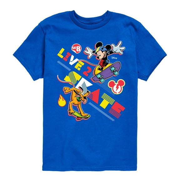 Disney - Standard Sports - Live 2 Skate - Youth Short Sleeve Graphic T-Shirt