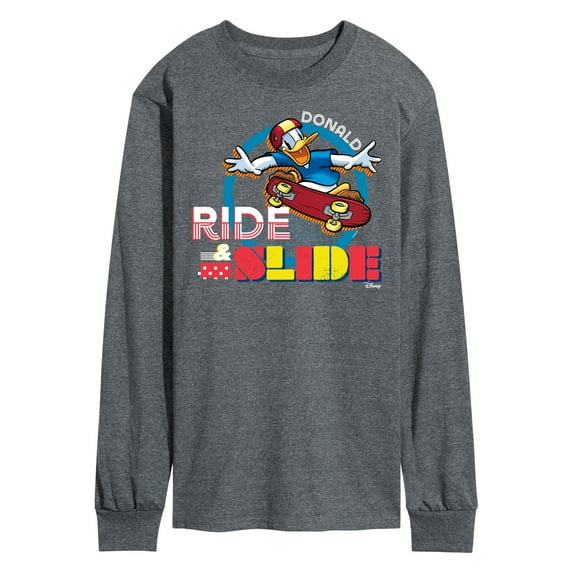 Disney - Standard Sports - Ride & Slide with Donald - Men's Long Sleeve T-Shirt