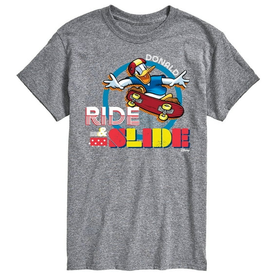 Disney - Standard Sports - Ride & Slide with Donald - Men's Short Sleeve Graphic T-Shirt