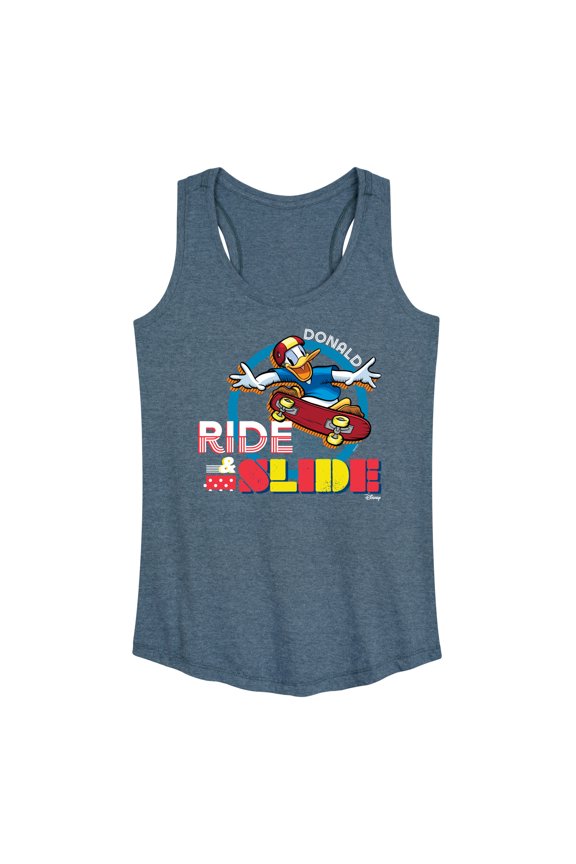 - Standard Sports - Ride & Slide with Donald - Women's Racerback Tank Top