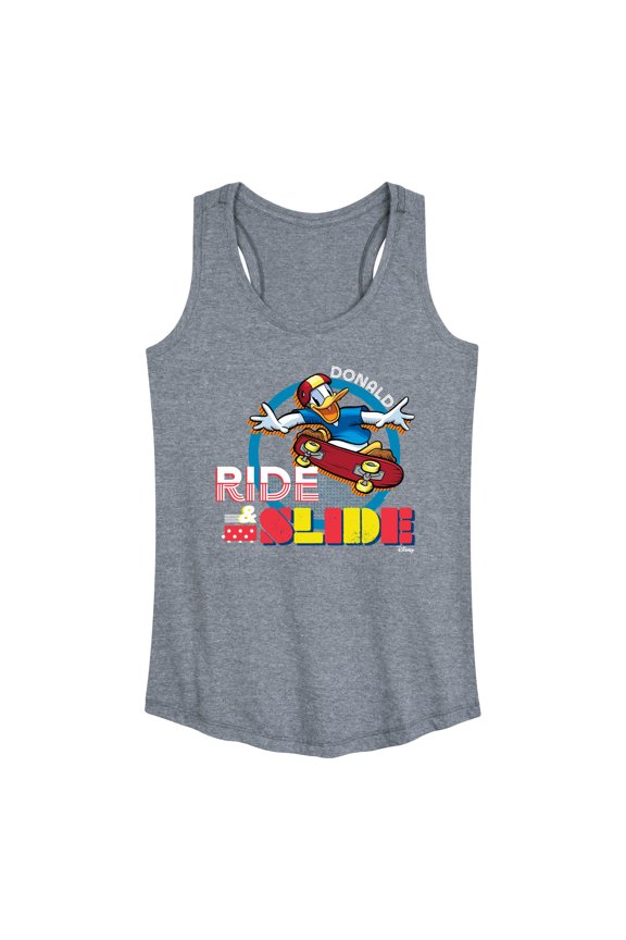 - Standard Sports - Ride & Slide with Donald - Women's Racerback Tank Top