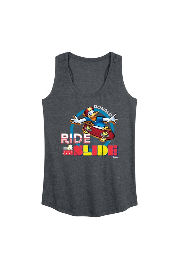 - Standard Sports - Ride & Slide with Donald - Women's Racerback Tank Top
