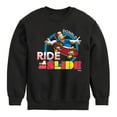 thumbnail image 1 of Disney - Standard Sports - Ride & Slide with Donald - Youth Crewneck Fleece Sweatshirt, 1 of 5