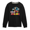 thumbnail image 1 of Disney - Standard Sports - Ride & Slide with Donald - Youth Long Sleeve Graphic T-Shirt, 1 of 5