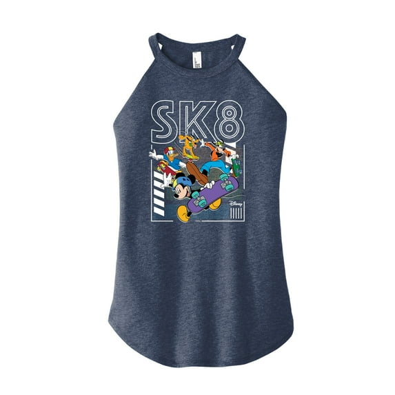 Disney - Standard Sports - SK8 Crew - Juniors High Neck Tank Top